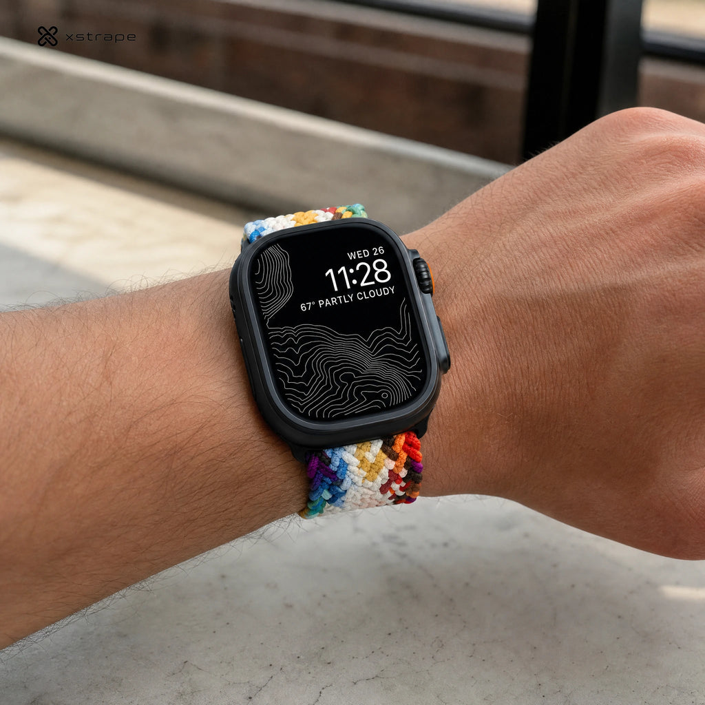Xstrape Colorful Braided Smartwatch Band for Active Lifestyles