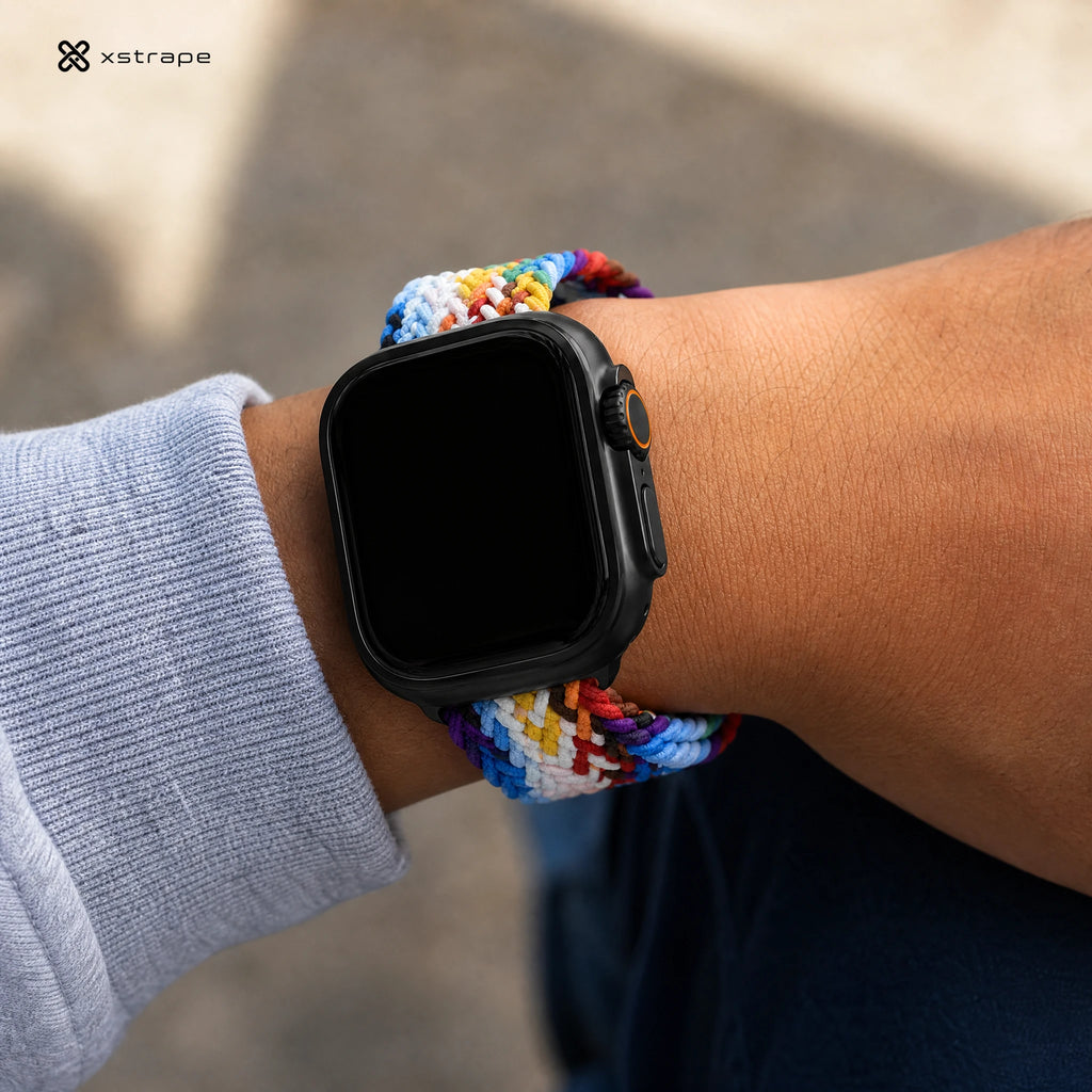 Xstrape Colorful Braided Smartwatch Band for Active Lifestyles