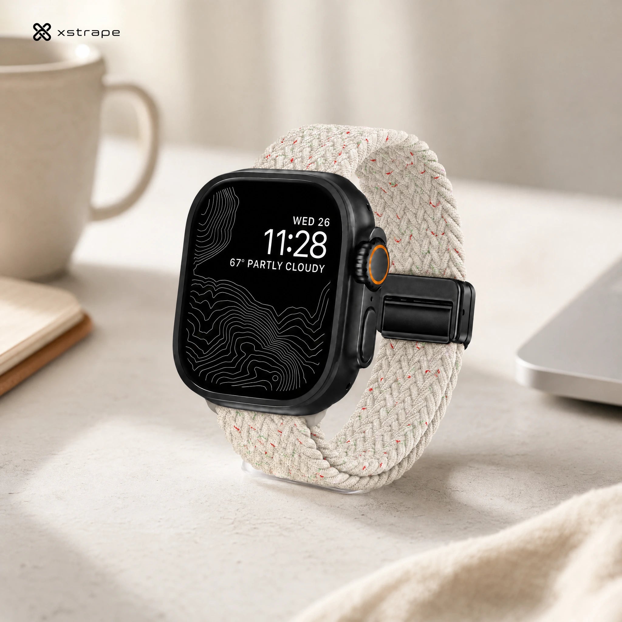 Xstrape Smart Watch with Braided Band - Stylish and Functional