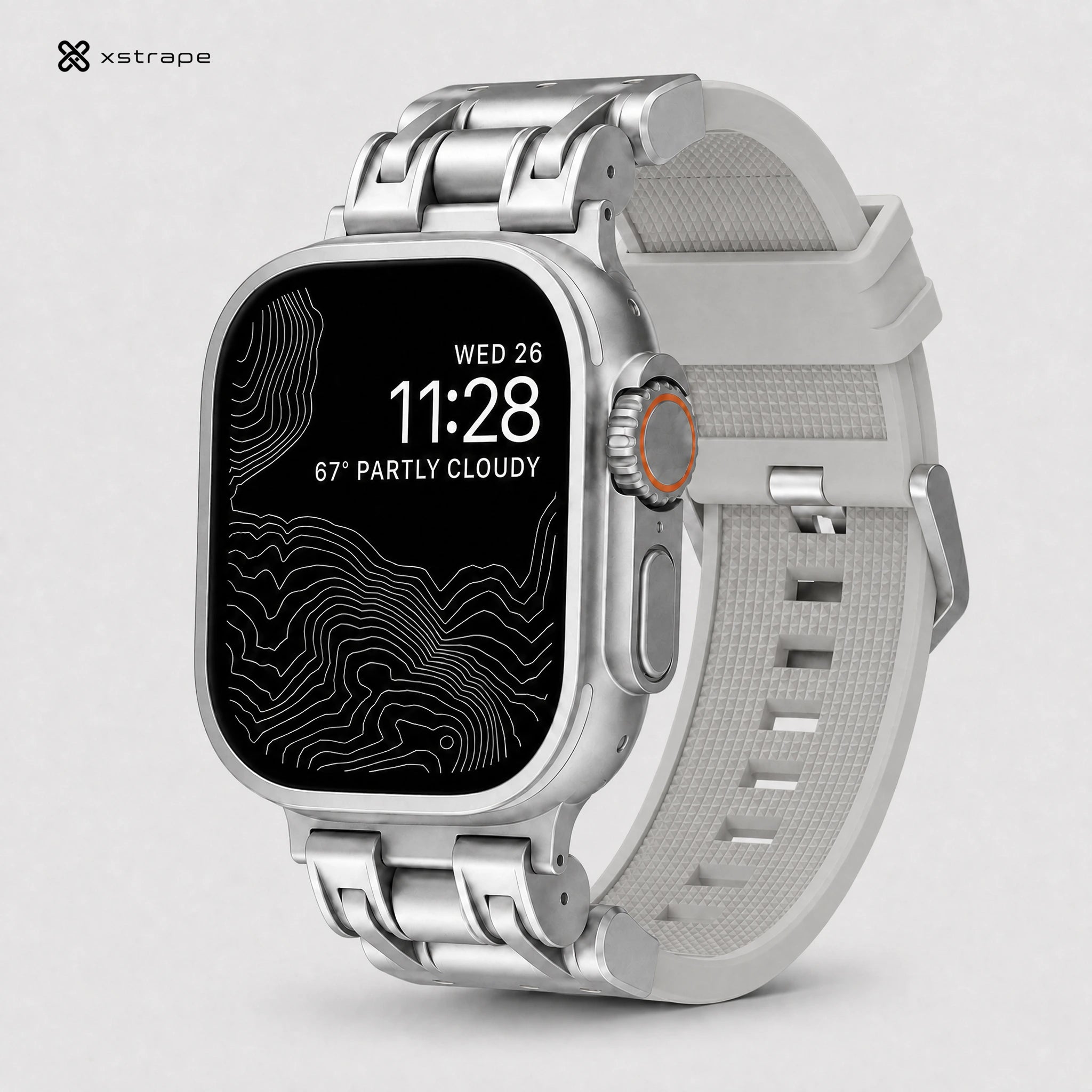Xstrape Smartwatch with Sleek Stainless Steel Design