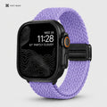 Xstrape Stylish Smartwatch with Purple Braided Strap