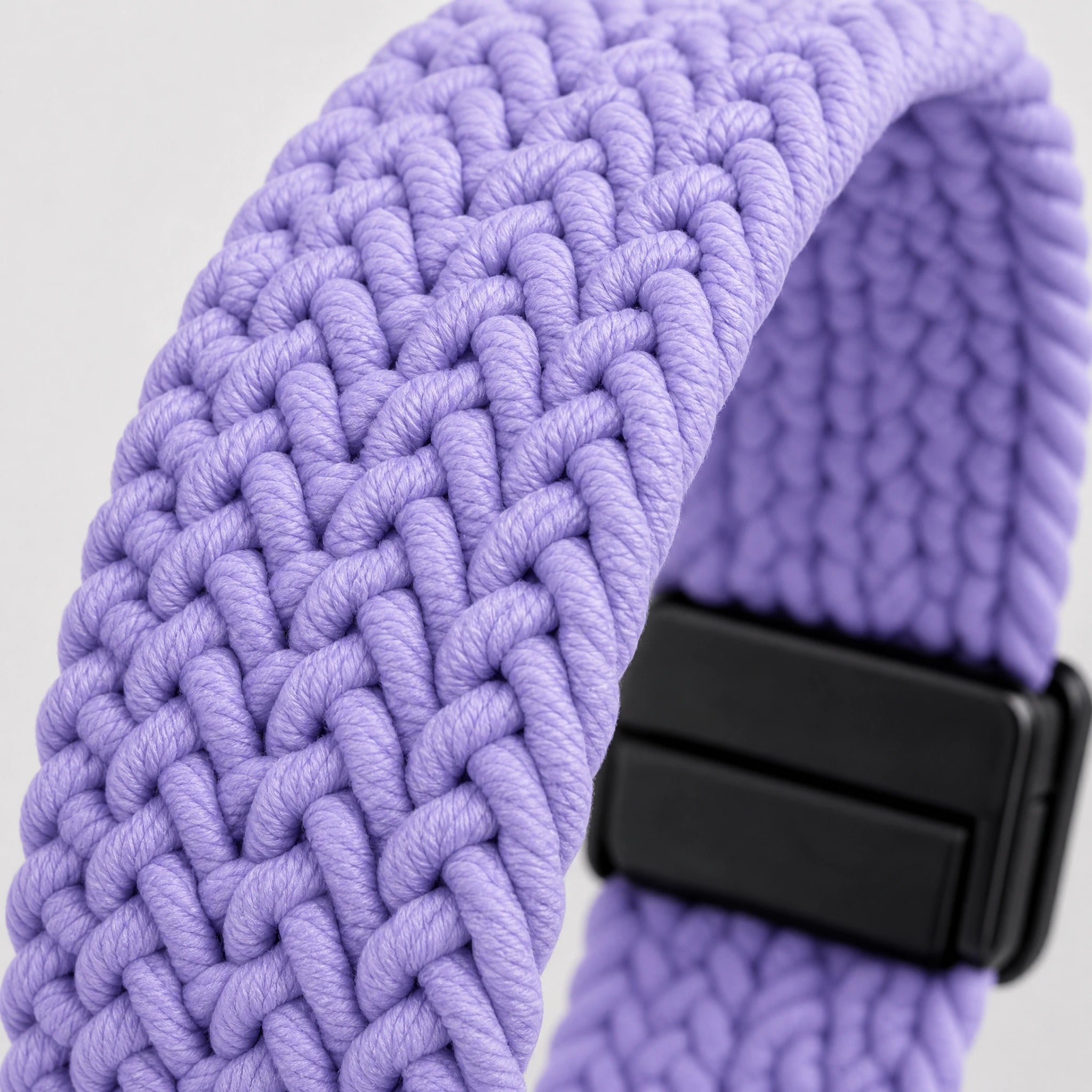 Xstrape Stylish Smartwatch with Purple Braided Strap