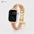 Xstrape Elegant Smartwatch Bracelet - Rose Gold & Gold
