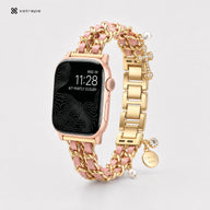 Xstrape Elegant Smartwatch Bracelet - Rose Gold & Gold