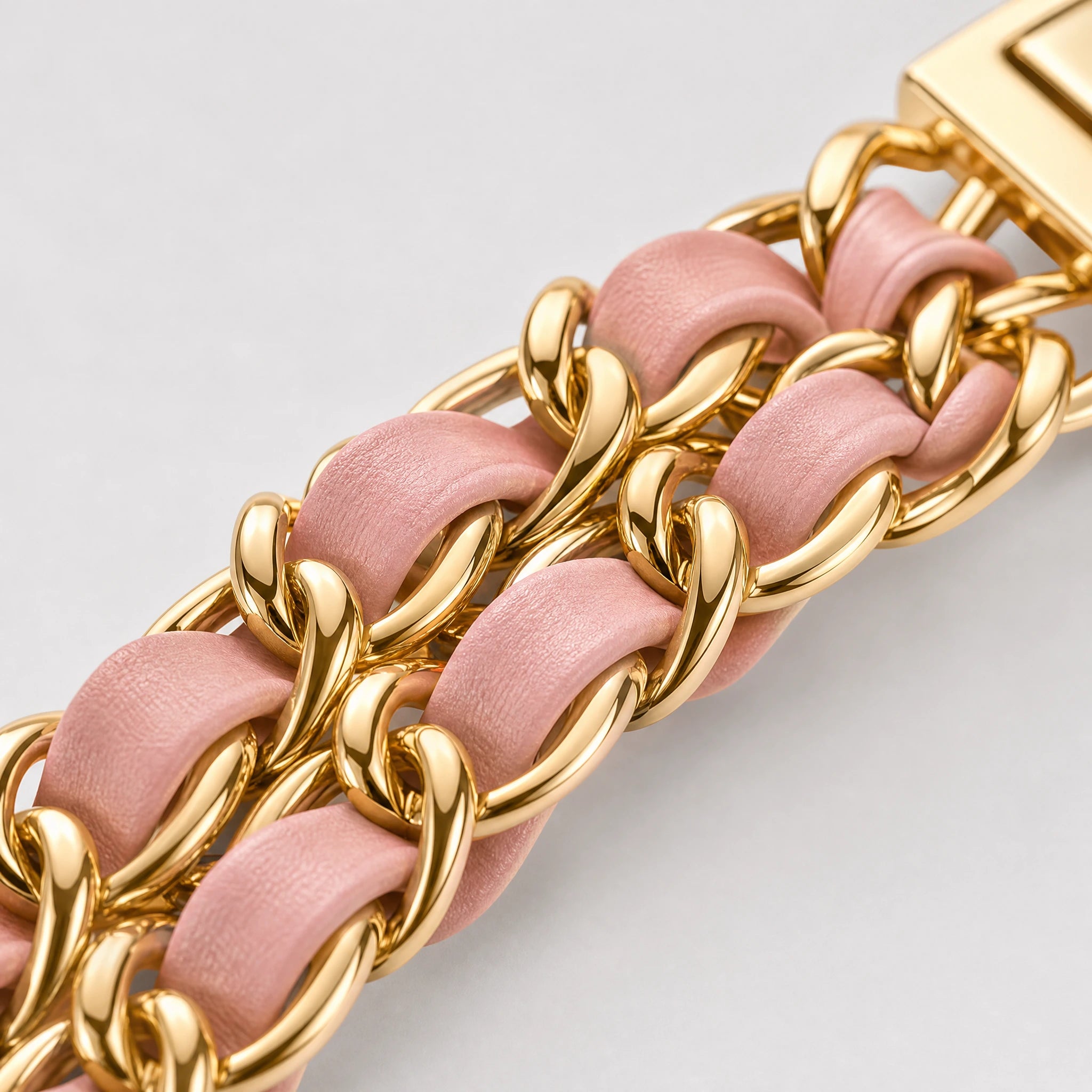 Xstrape Elegant Smartwatch Bracelet - Rose Gold & Gold