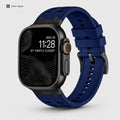 xstrape Navy Blue Rugged Silicone Sport Band for Apple Watch Ultra