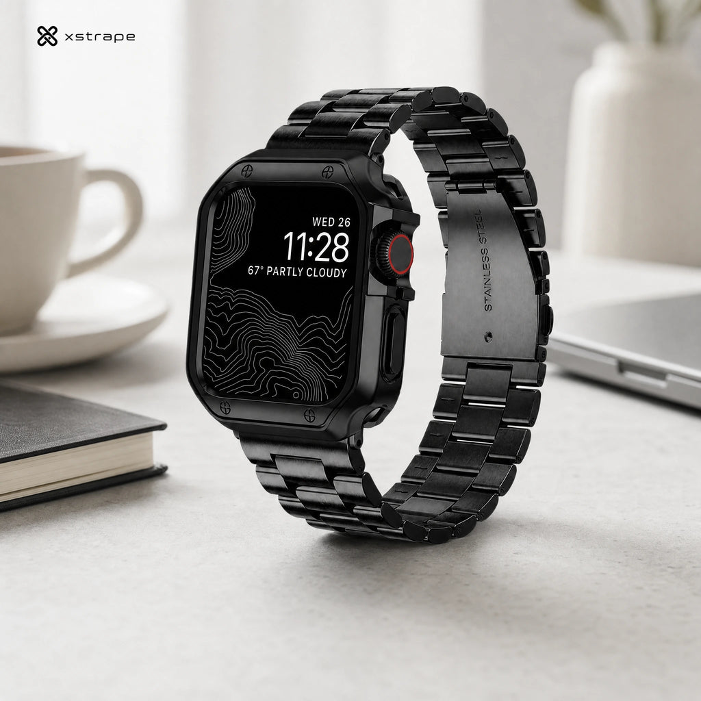 Xstrape Premium Smartwatch with Stainless Steel Band