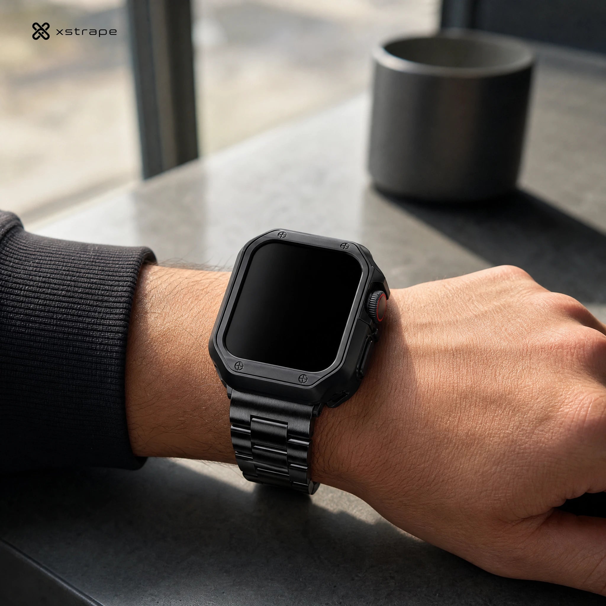 Xstrape Premium Smartwatch with Stainless Steel Band