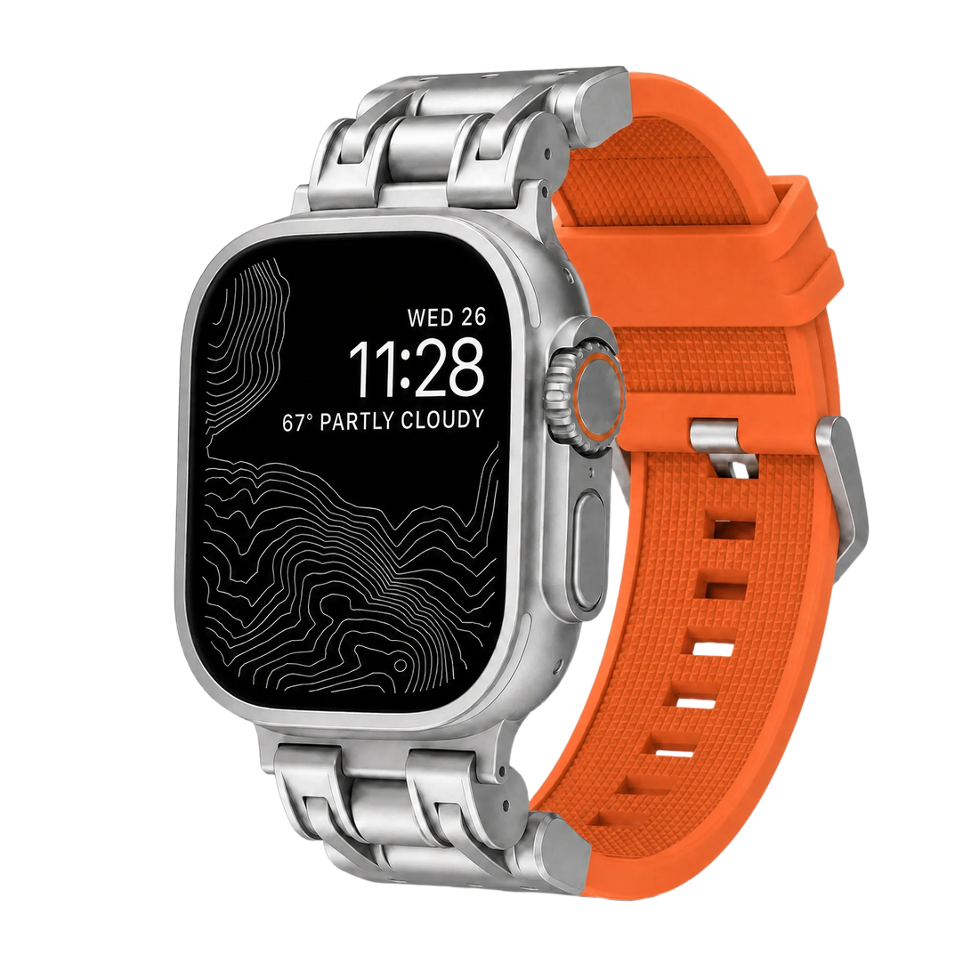 Sport watch band detail