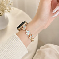 Bloom Enamel Flower Bracelet Band for Apple Watch