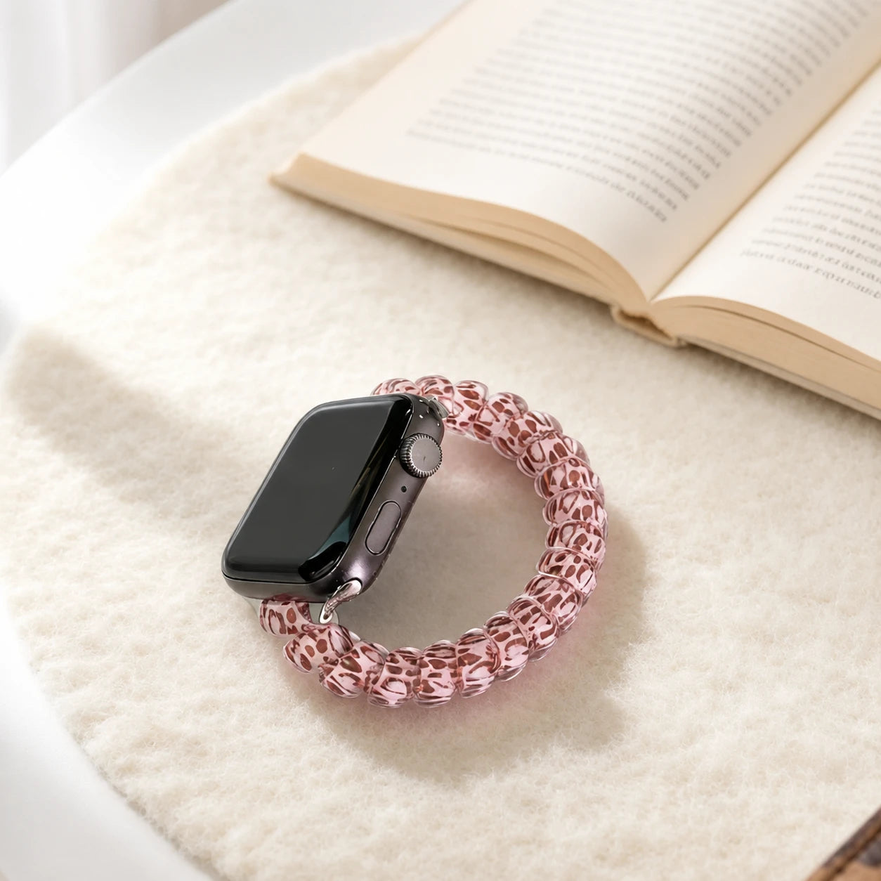 Leopard Coil Stretch Band for Apple Watch