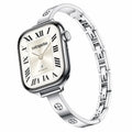 316L Stainless Steel Slim Crosslet Apple Watch Bracelet Band