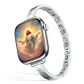 316L Stainless Steel Slim Crosslet Apple Watch Bracelet Band
