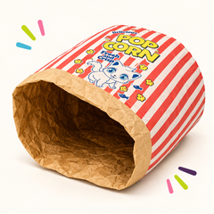 Large double-layer kraft paper crinkle cat hideout