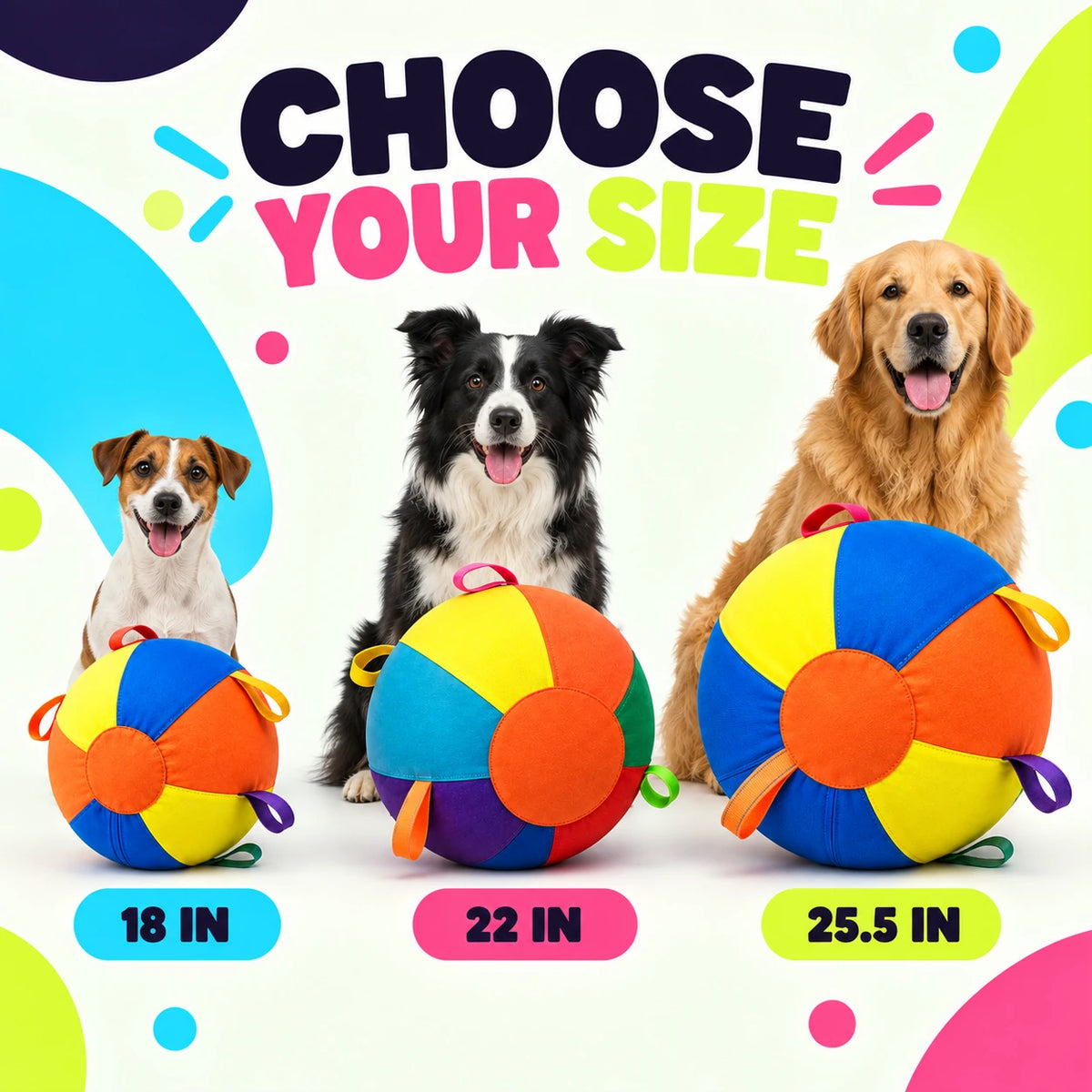 Herding ball size guide