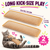 13.4 by 3.7 inch sisal cat kicker toy dimensions